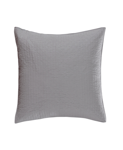 Levtex Cross Stitch Stitching 2-pc. Sham Set, European In Grey