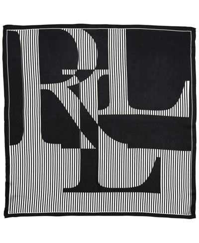 Lauren Ralph Lauren Logo Square In Black