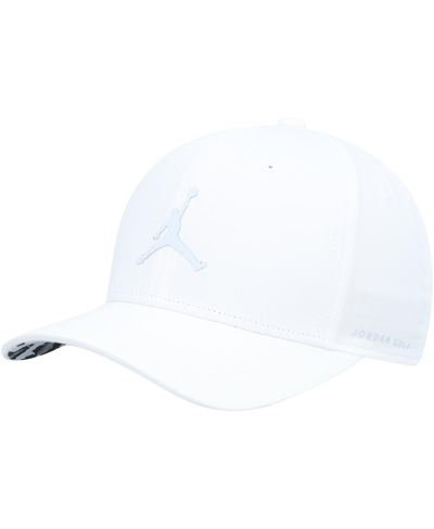 Jordan Men's  White Performance Rise Adjustable Hat