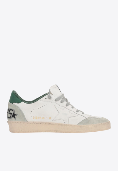 Golden Goose Db Ball Star Low-top Sneakers In Leather In Multicolor