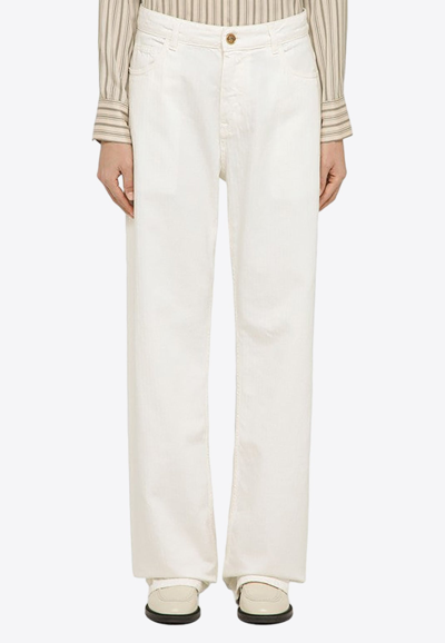 Etro Basic Straight-leg Jeans In White