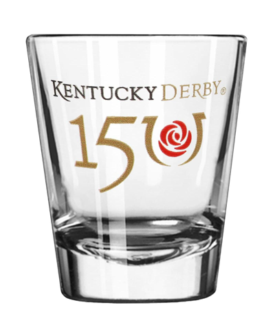 Atlantic Group Distribution Kentucky Derby 150 Stacked Logo 2 oz Shot Glass In Clear
