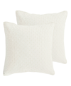 Levtex Cross Stitch Stitching 2-pc. Sham Set, European In Cream