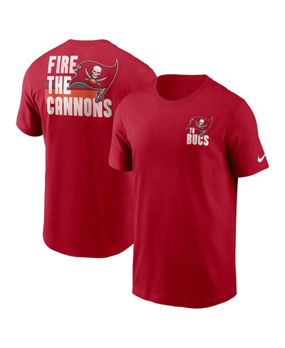 Nike Men's  Red Tampa Bay Buccaneers Blitz Essential T-shirt
