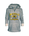 Blue 84 Women's  Navy Michigan Wolverines College Football Playoff 2023 National Champions Striped Fr In Navy