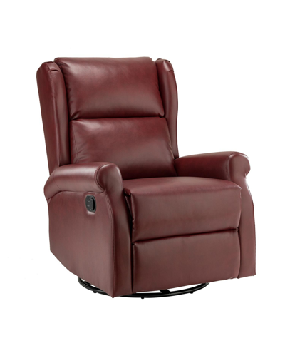 Hulala Home Callinan Contemporary Recliner With Adjustable Backrest In Brown