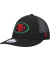 New Era Black San Francisco 49ers Black Excellence Collection Trucker Low Profile 9fifty Snapback Ha In Black
