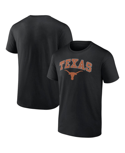 Fanatics Men's  Black Texas Longhorns Campus T-shirt