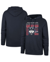 47 Brand Men's 47 Navy Uconn Huskies 2023 Ncaa Men's Basketball National Champions Mascot Pullover Hoodie In Navy