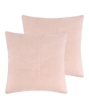 Levtex Cross Stitch Stitching 2-pc. Sham Set, European In Blush