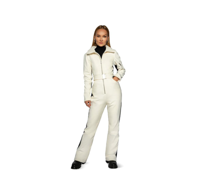 Slope Siren Women's Siren Ski Suit In Powder White
