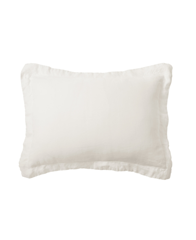 Levtex Washed Linen Relaxed Solid Sham, King In Cream