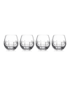 MARQUIS HARPER STEMLESS WINE GLASSES, SET OF 4