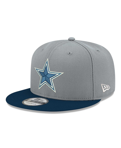 New Era Men's  Gray, Navy Dallas Cowboys 2-tone Ii 9fifty Snapback Hat In Blue