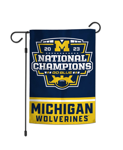 Wincraft Michigan Wolverines College Football Playoff 2023 National Champions 12" X 18" Two-sided Garden Flag In Multi