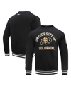 Pro Standard Black Colorado Buffaloes Classic Stacked Logo Pullover Sweatshirt In Black