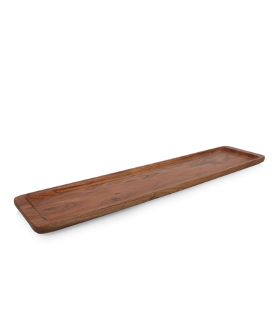 Toscana Canape 36" Cocktail Appetizer Charcuterie Board In Acacia Wood
