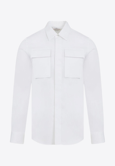 Alexander Mcqueen White Long Sleeve Shirt