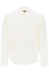 Apc Camicia Cassel In Lino In White