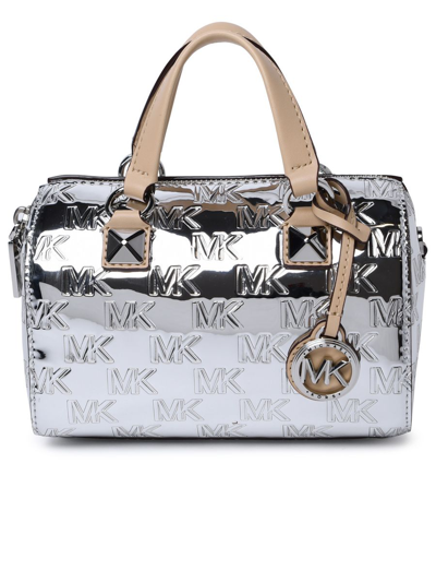 Michael Michael Kors 'grayson' Mini Bag In Silver