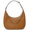 MICHAEL MICHAEL KORS MICHAEL MICHAEL KORS PALE PEANUT 'PIPER' LARGE LEATHER BAG