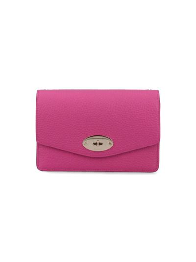 Mulberry "small Darley" Crossbody Bag In Pink