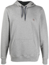 Ps By Paul Smith Sweatshirt With Zebra Patch In Grey
