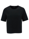 Theory Black T-shirt With U Neckline