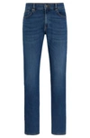 Hugo Boss Slim-fit Jeans In Blue Comfort-stretch Denim In Blue