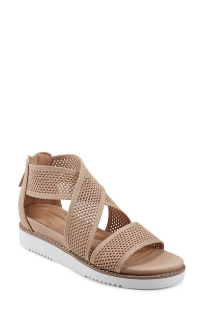 Easy Spirit Witney Wedge Sandal In Dorato/ Dorato