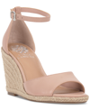 VINCE CAMUTO FELYN TWO-PIECE ESPADRILLE WEDGE SANDALS