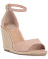 Vince Camuto Felyn Espadrille Wedge Sandal In Pale Peony