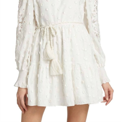 Cami Nyc Carolina Applique Dress In White