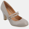 Journee Collection Women's Narrow Width Windy Pumps In Grey