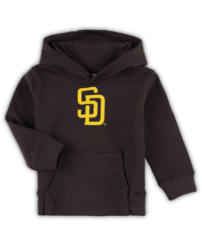 Outerstuff Babies' Toddler Boys And Girls Brown San Diego Padres Team Primary Logo Fleece Pullover Hoodie