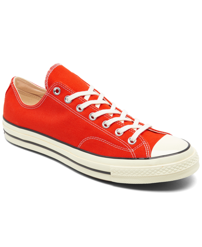 Converse Men's Chuck 70 Vintage-like Canvas Casual Sneakers From Finish Line In Fever Dream,egret