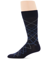 PERRY ELLIS PORTFOLIO MEN'S DIAGONAL PLAID DRESS SOCKS