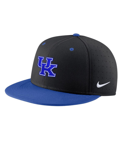 Nike Black Kentucky Wildcats Aero True Baseball Performance Fitted Hat