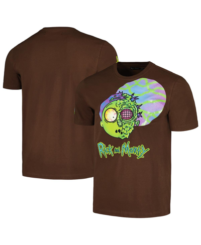Freeze Max Men's And Women's  Brown Rick And Morty Morty T-shirt