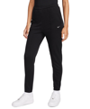 Nike Women's Sportswear Chill Terry Slim-fit High-waist French Terry Sweatpants In Black,sail