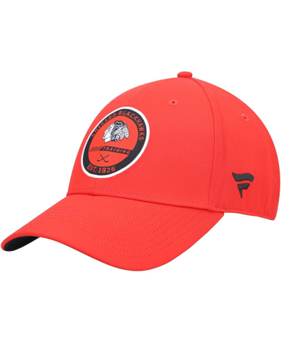 Fanatics Men's  Red Chicago Blackhawks Authentic Pro Team Training Camp Practice Flex Hat