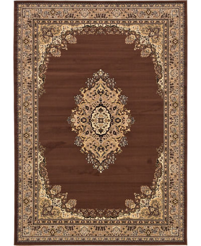 Bayshore Home Birsu Bir1 7' X 10' Area Rug In Brown