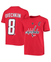 Outerstuff Youth Alexander Ovechkin Red Washington Capitals Player Name And Number T-shirt In Red