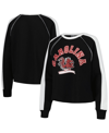 Gameday Couture Women's  Black South Carolina Gamecocks Blindside Raglanâ Cropped Pullover Sweatshirt In Black