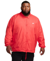 Nike Men's Relaxed Fit Club Coaches' Jacket In University Red,white