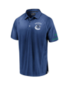Fanatics Branded Blue Vancouver Canucks Authentic Pro Rinkside Polo In Blue