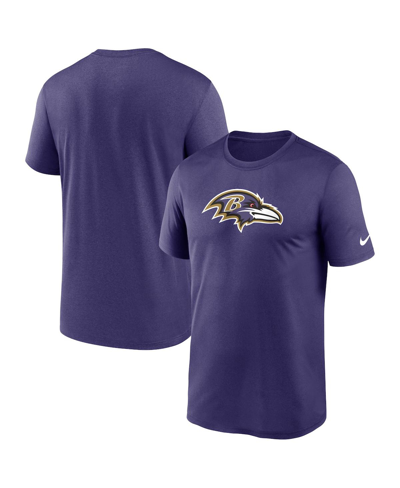 NIKE MEN'S NIKE PURPLE BALTIMORE RAVENS LEGEND LOGO PERFORMANCE T-SHIRT