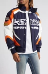 Billionaire Boys Club Space Suit Oversize Racer Jacket In Maritime
