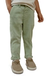Next Kids' Stretch Cotton Chinos In Green