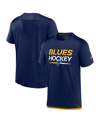 Fanatics Branded  Navy St. Louis Blues Authentic Pro Tech T-shirt In Navy
